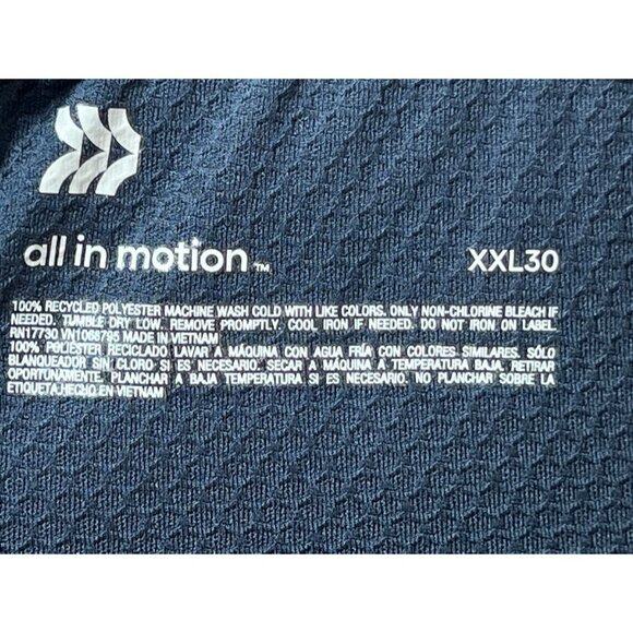 All In Motion - Men's Train Pants Navy Blue - XXL/30 - Picture 9 of 12